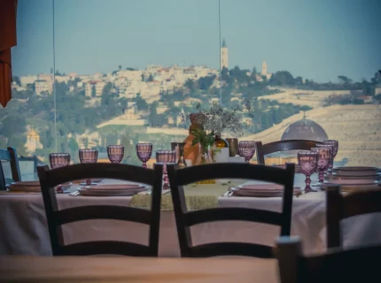In front of Jerusalem